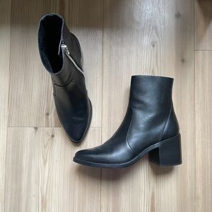 Treasure and Bond Black Ankle Booties